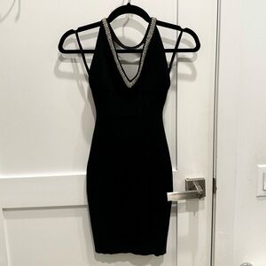 Fashion Nova: Embellished Halter Dress